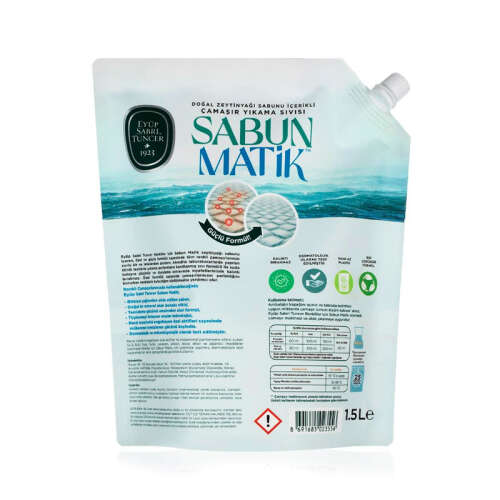 Eyüp Sabri Tuncer Doğal Zeytinyağlı Çamaşır Yıkama Sıvısı Renkliler 1,5 lt - 2