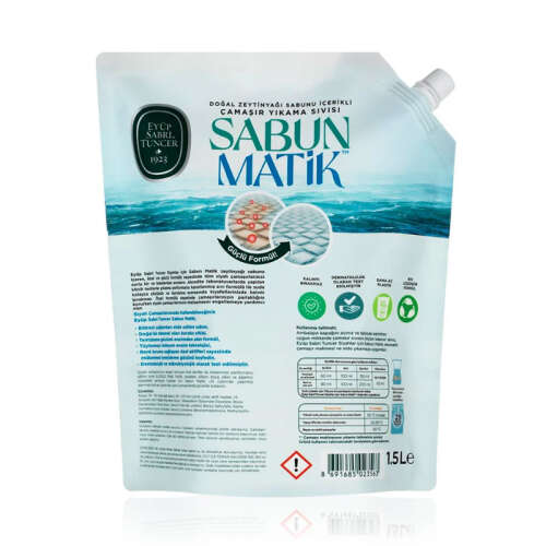 Eyüp Sabri Tuncer Doğal Zeytinyağlı Çamaşır Yıkama Sıvısı Siyahlar 1,5 lt - 3