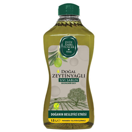 Eyüp Sabri Tuncer Doğal Zeytinyağlı Sıvı Sabun Ekonomik Boy 1.5 L - 1