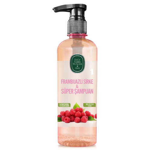 Eyüp Sabri Tuncer Frambuazlı Sirke ve Süper Şampuan 500 ml - Eyüp Sabri Tuncer