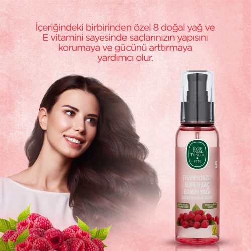Eyüp Sabri Tuncer Frambuazlı Süper Saç Bakım Yağı 100 ml - 2