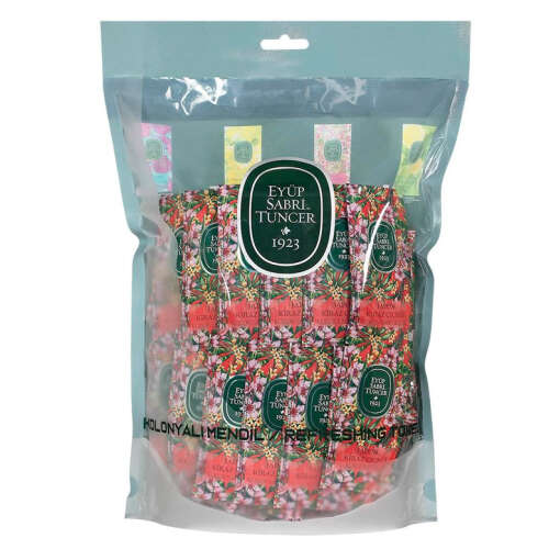 Eyüp Sabri Tuncer Japon Kiraz Çiçeği Kolonyalı Mendil 150 Adet- Küçük Boy - Eyüp Sabri Tuncer