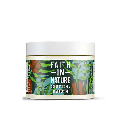 Faith In Nature Hindistan Cevizi- Shea Yağı Nemlendirici & Besleyici Saç Bakım Maskesi 300 ml - Faith In Nature