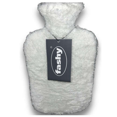Fashy Beyaz Peluş Kılıflı Sıcak Su Torbası Termofor - 2L - Fashy
