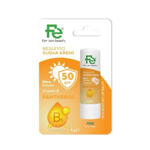 Fe Besleyici Dudak Kremi SPF50 Panthenol 5gr - FE