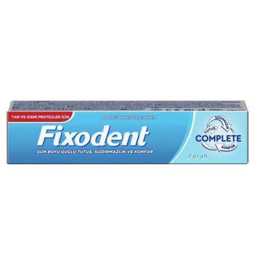 Fixodent Protez Ferah Yapıştırıcı Krem 47 gr - Fixodent