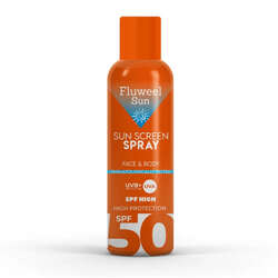 Fluweel Aerosol Sun Screen Spray 50 SPF 200 ml