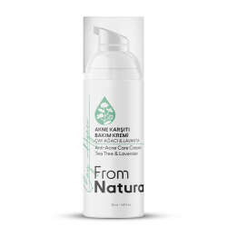 From Natura Çay Ağacı ve Lavanta Akne ve Siyah Nokta Karşıtı Bakım Kremi 50 ml - 1
