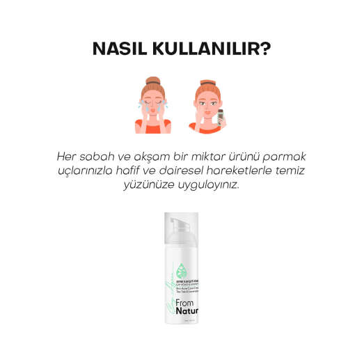 From Natura Çay Ağacı ve Lavanta Akne ve Siyah Nokta Karşıtı Bakım Kremi 50 ml - 5