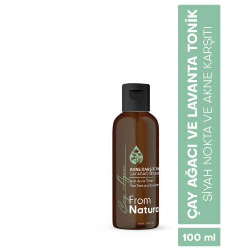 From Natura Çay Ağacı ve Lavanta Akne ve Siyah Nokta Karşıtı Tonik 100 ml - 2