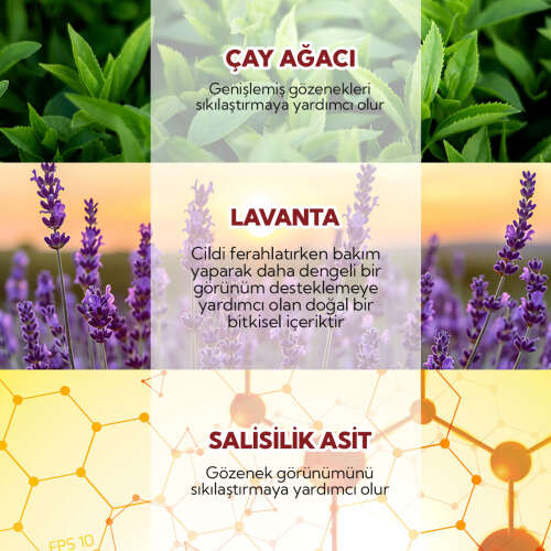 From Natura Çay Ağacı ve Lavanta Akne ve Siyah Nokta Karşıtı Tonik 100 ml - 4