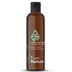 From Natura Çay Ağacı ve Lavanta Akne ve Siyah Nokta Karşıtı Tonik 200 ml - 1