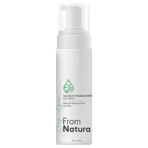 From Natura Çay Ağacı ve Salisilik Asit Yıkama Köpüğü 200 ml - 2