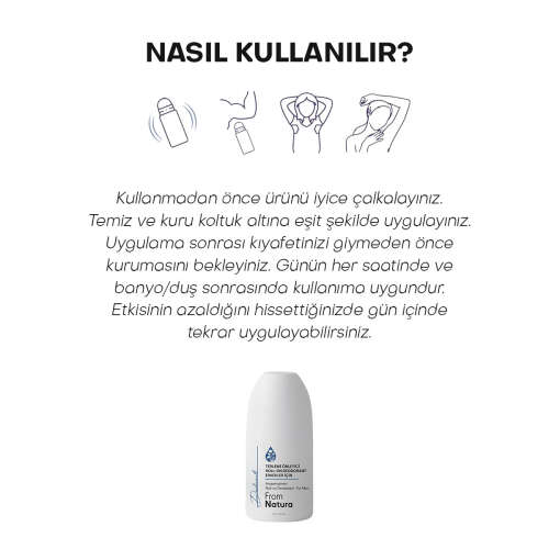 From Natura Erkekler İçin Terleme Önleyici Roll-on Deodorant 75 ml - 5