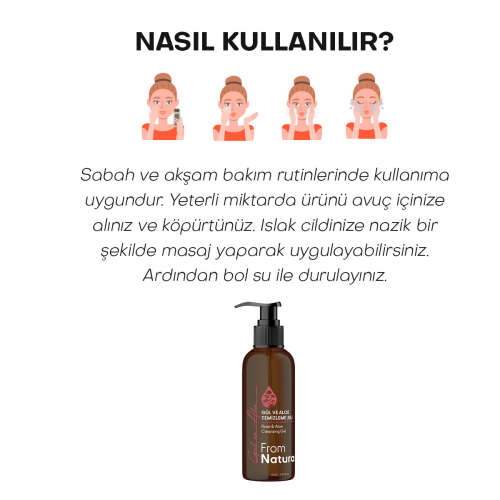From Natura Gül Aloe Temizleme Jeli 100 ml - 5