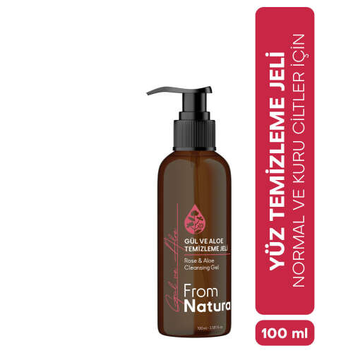 From Natura Gül Aloe Temizleme Jeli 100 ml - From Natura