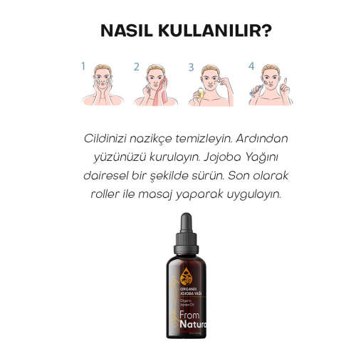 From Natura Organik Soğuk Sıkım Jojoba Yağı 30 ml - 5