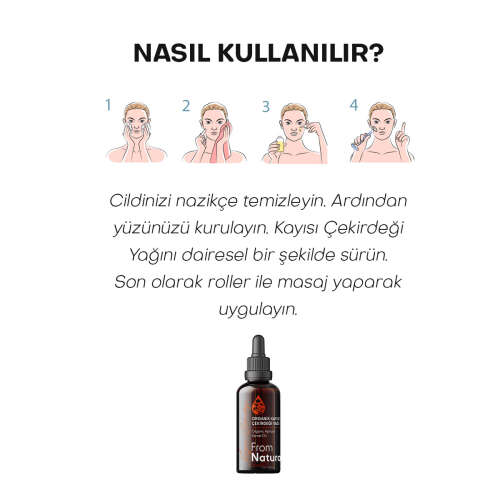 From Natura Organik Kayısı Çekirdeği Yağı 30 ml - 5
