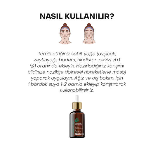 From Natura Organik Uçucu Nane Yağı 18 ml - 5