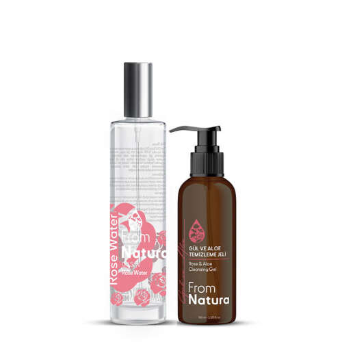 From Natura Premium Gül Suyu 100 ml + Gül Aloe Temizleme Jeli 100 ml - 1