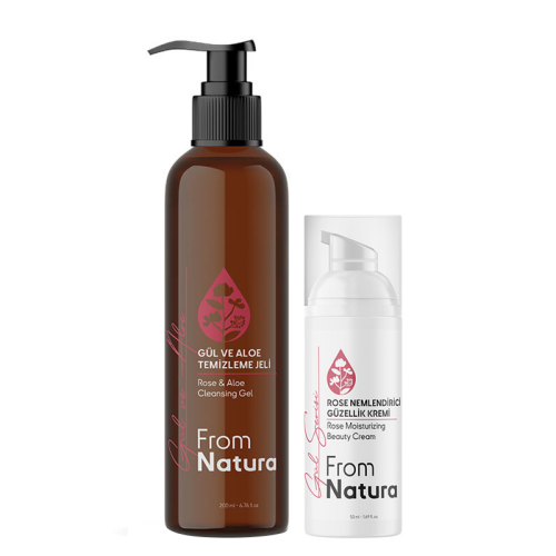From Natura Rose Hassas Citler için Bakım Seti - From Natura