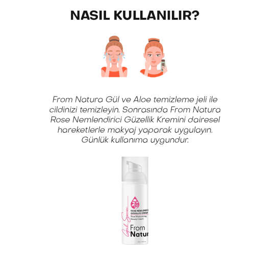 From Natura Rose Nemlendirici Güzellik Kremi 50 ml - 5
