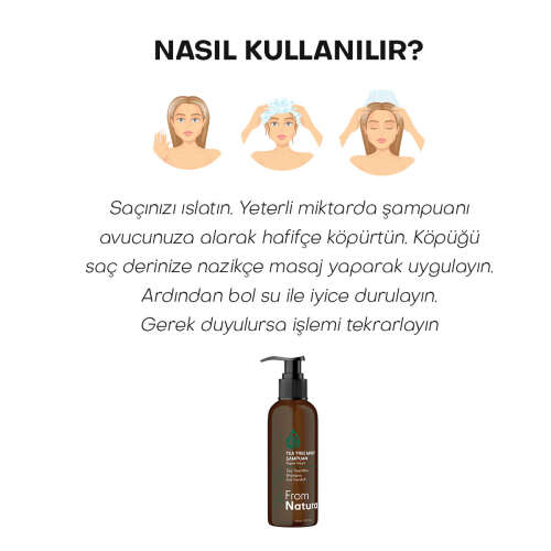 From Natura Tea Tree Mint Kepek Karşıtı Şampuan 100 ml - 5
