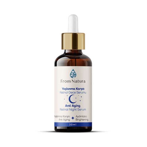 From Natura Yenileyici Yaşlanma Karşıtı Retinol Gece Serumu 30 ml - 2
