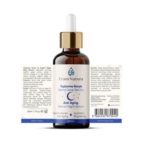 From Natura Yenileyici Yaşlanma Karşıtı Retinol Gece Serumu 30 ml - 3