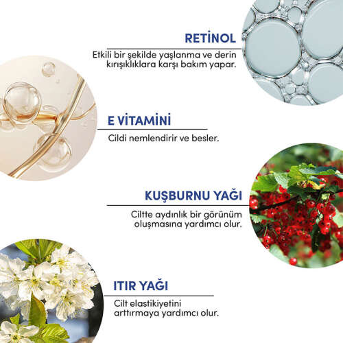 From Natura Yenileyici Yaşlanma Karşıtı Retinol Gece Serumu 30 ml - 5