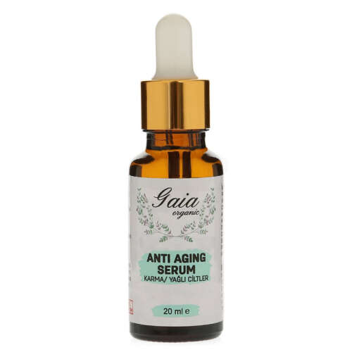 Gaia Organic Anti Aging Serum 20 ml -Karma ve Yağlı - 1