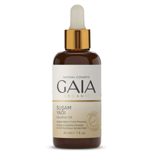 Gaia Organic Soğuk Sıkım Susam Yağı 50 ml - 1