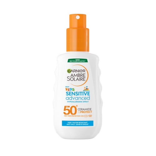 Garnier Ambre Solaire Kids Sensitive Advanced SPF 50 + Çocuk Güneş Spreyi 150ml - Garnier