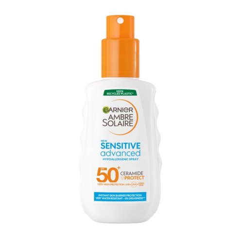 Garnier Ambre Solaire Sensitive Advanced Hipoalerjenik Güneş Koruyucu Sprey SPF50 150ml - Garnier
