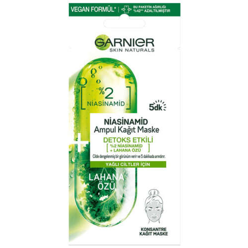 Garnier Niacinamide Detoks Etkili Ampul Kağıt Maske 15 gr - 1