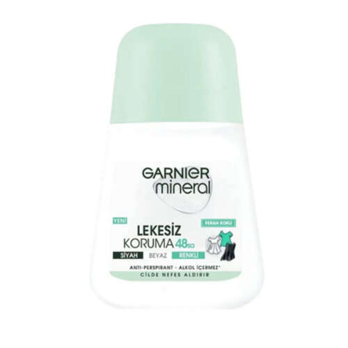 Garnier Mineral Lekesiz Koruma Ferah Koku Anti Perspirant Roll on 50ml - Garnier