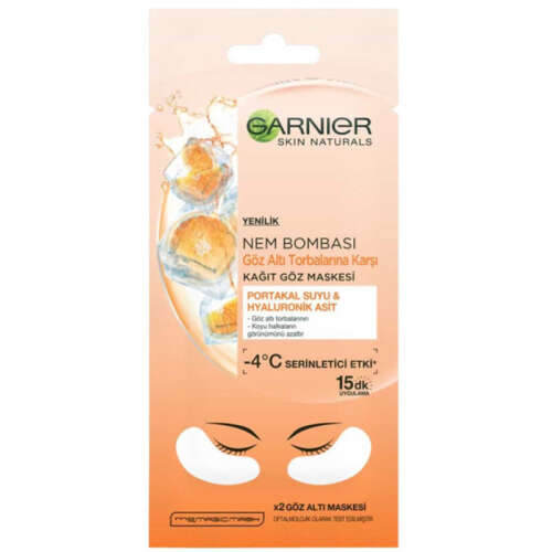 Garnier Nem Bombası Serinletici Etki Kağıt Göz Maskesi 6 g - Garnier
