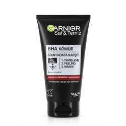 Garnier Saf ve Temiz Siyah Nokta Karşıtı Kömürlü 3ü 1 Arada 150 ml - 2