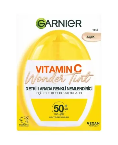 Garnier Wonder Tint Renkli Nemlendirici Açık Ton 40ml - Garnier