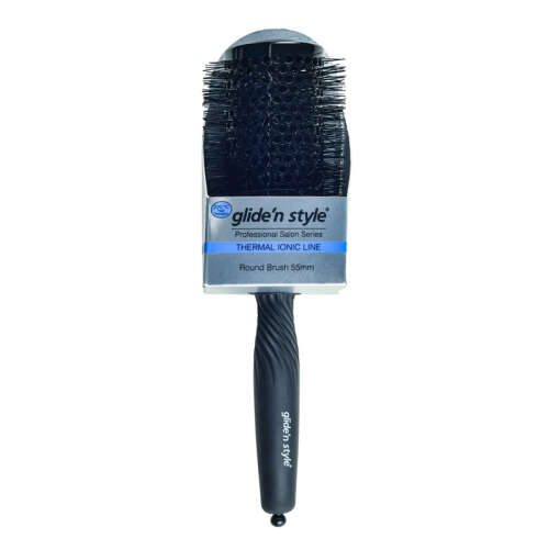 Glide’n Style Thermal Ionic Yuvarlak Fırça – 55mm - Gliden Style