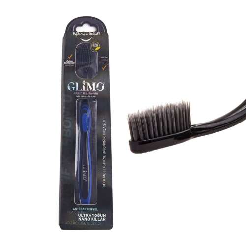 Glimo Aktif Karbonlu Ağız Bakım Diş Fırçası - Glimo