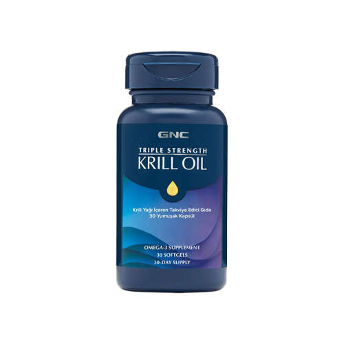 GNC Triple Strenght Krill Oil 30 Yumuşak Kapsül - GNC