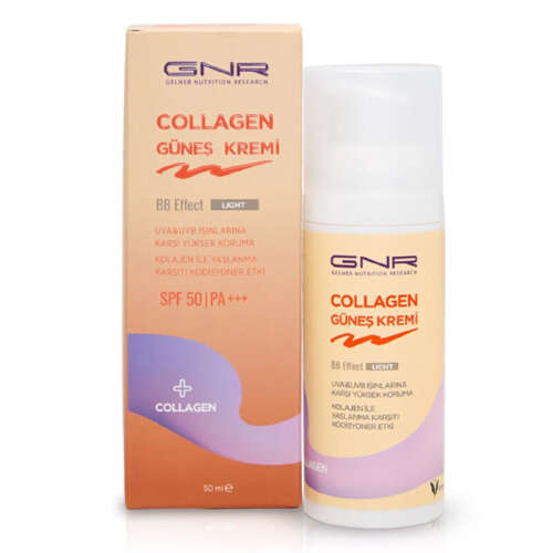 Gnr Collagen Güneş Kremi Spf 50 BB Effect Light 50 ml - Gnr Collagen