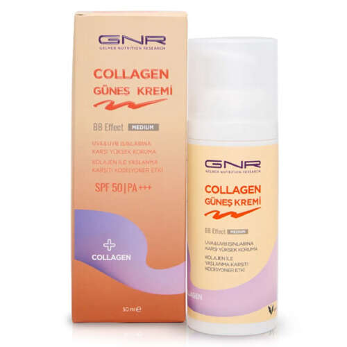 Gnr Collagen Güneş Kremi Spf 50 BB Effect Medium 50 ml - 1