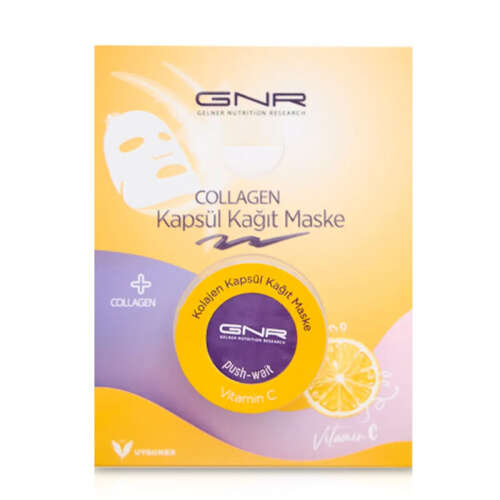 Gnr Collagen Kapsül Kağıt Maske 1 Adet - Gnr Collagen