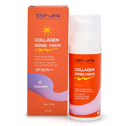 Gnr Collagen Spf 50 Güneş Kremi Kuru Ciltler 50 ml - Gnr Collagen