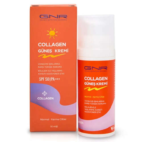 Gnr Collagen Spf 50 Güneş Kremi Normal Karma Ciltler 50 ml - Gnr Collagen