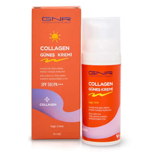 Gnr Collagen Spf 50 Güneş Kremi Yağlı Ciltler 50 ml - 1