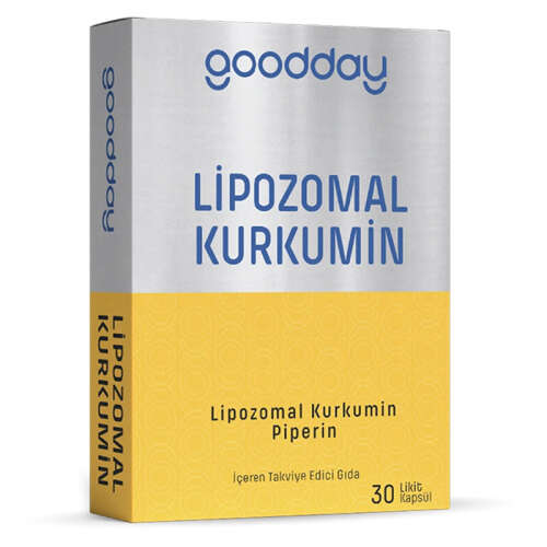 Goodday Lipozomal Kurkumin Takviye Edici Gıda 30 Kapsül - Goodday