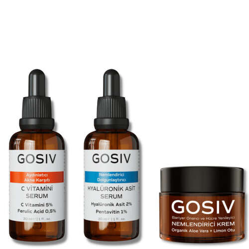 Gosiv Yoğun Nem Destekli Anti Aging Etkili Cilt Bakım Seti - Gosiv